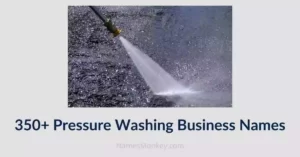 Pressure Washing Business Names